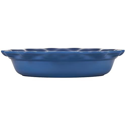 Stoneware Heritage Fluted Pie Dish (Marseille)