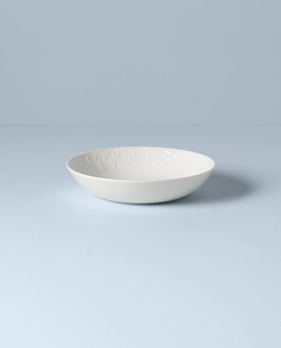 895726 Opal Innocence Carved Pasta Bowls (4 Count, 2"H x 9"D / Pasta Bowls, Set of 4)