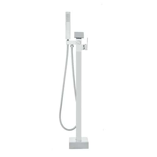 Freestanding Bathtub Faucet (Waterfall / Polish Chrome)