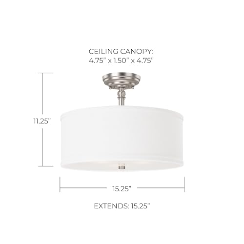 Capital Lighting 3923MN (Matte Nickel-White)