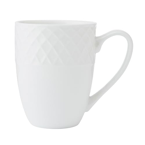 Trellis Bone China Lightweight Chip Resistant 40 Piece Dinnerware Set (Trellis)