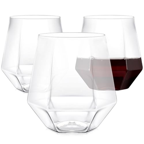 40 Pack Plastic Wine Glasses (40 Count)