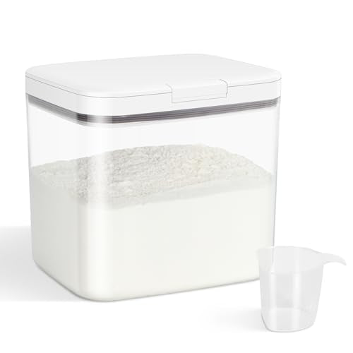 4.75 Qt Rice Flour Container Dog Food Storage Holder with Flip (4.75Qt-Rectangle)