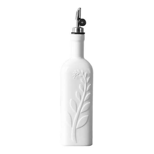 20 Oz Olive Oil Dispenser Bottle with Spout (Square)