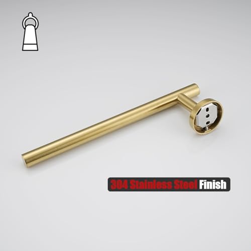 Hand Towel Bar Gold (9 Inch / Brushed Gold)