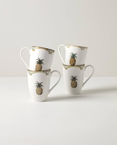897299 British Colonial Bamboo Mugs (Mugs, Set of 4)