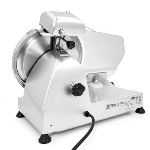 10NS Commercial 10" Electric Meat Slicer (Silver)