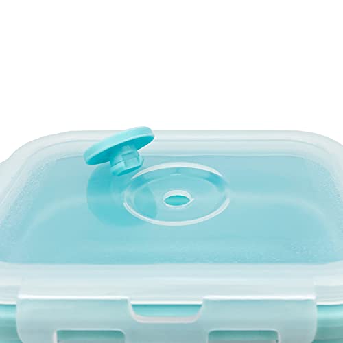 3piece Collapsible Food Storage Containers with Lids (3 Count)