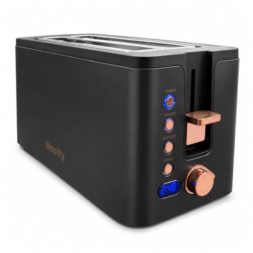 4 Slice Long Slot Toaster with Warming Rack (Grey / 2 Long Slot)