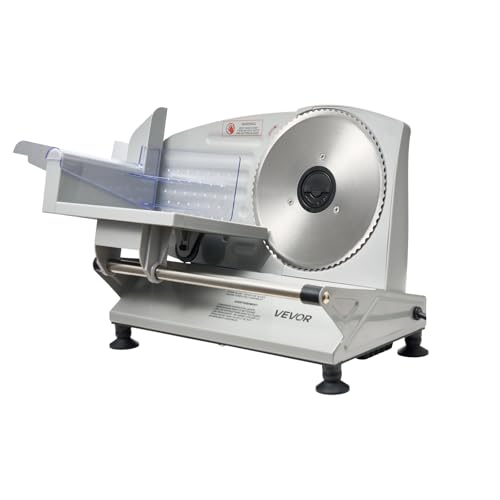 Meat Slicer 6.7" Electric Deli Slicer Machine with 2 SUS420 Blades (6.7 inch / Silver)