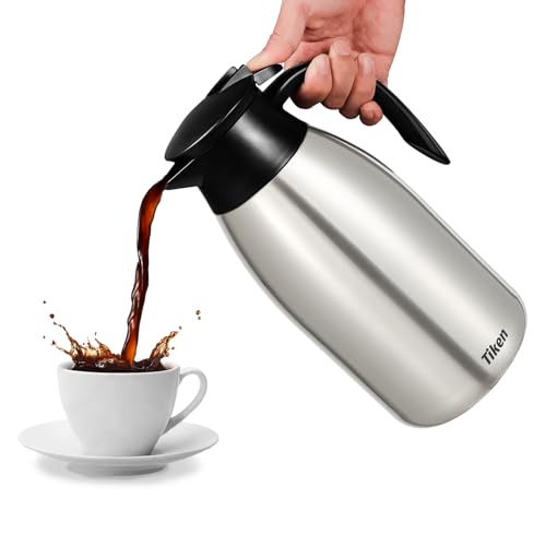 85 Oz Thermal Coffee Carafe (Silver / 85 Ounces)