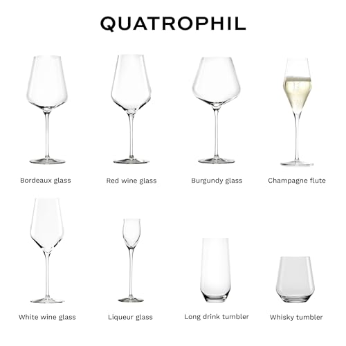 Quatrophil Champagne Glasses Crystal (2 Pieces (1 Pack))