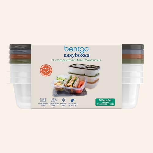 Easyboxes Stackable 3 (Earth Tones (4-Pack))