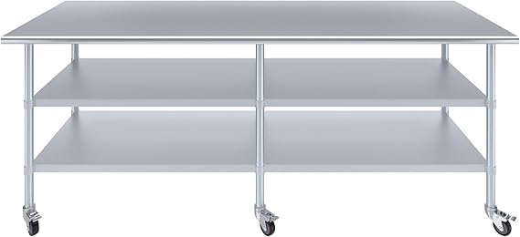 96x30 Heavy Duty Work Table (96" Long x 30" Deep)