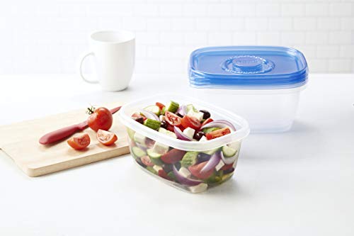 Food Storage Containers (Rectangle / 3 Count (Pack of 1))