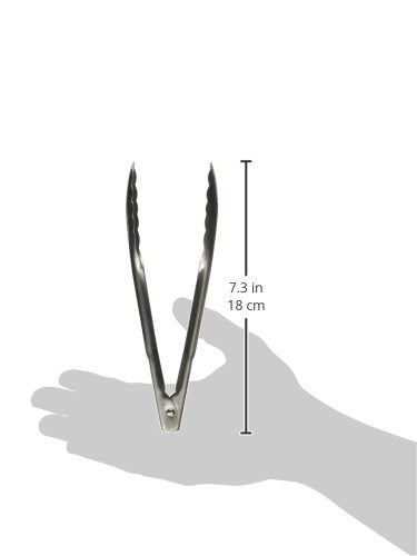 Coiled Spring Heavyweight Stainless Steel Utility Tong (7-Inch / Heavyweight)