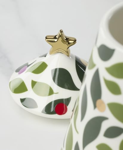 Evergreen Figural Tree Christmas Mug with Lid (Figural Tree Lidded Mug)