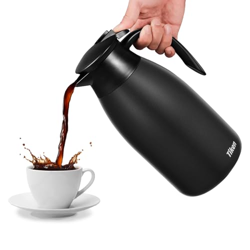 85 Oz Thermal Coffee Carafe (Black / 85 Ounces)