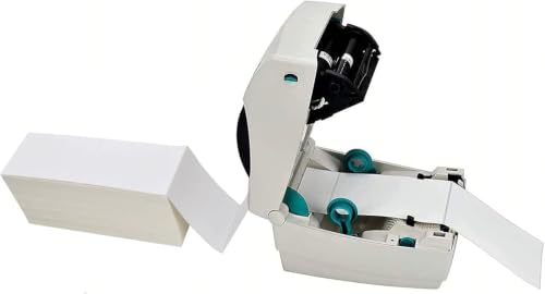 4" x 6" Zebra Fanfold Direct Thermal Shipping Labels (White / 2 Stacks | 4000 Labels)