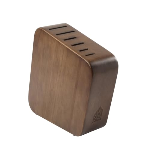 Knife Block Set (Walnut Wood)