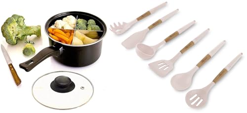 Silicone Cooking Utensils Set 6 Piece (White)