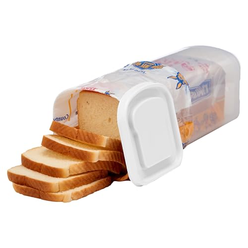 Bread Buddy Bread Box Keep Your Loaf Fresh (White / Pack of 1)