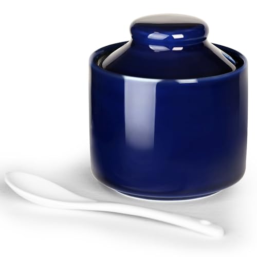 8 oz Sugar Bowl with Lid and Spoon