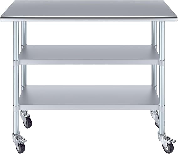 48x18 Heavy Duty Work Table (48" Long x 18" Deep)