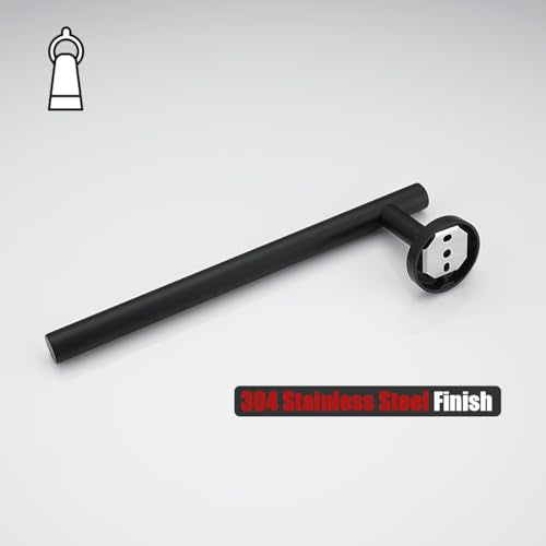 Hand Towel Holder Towel Ring Black (9 Inch / Matte Black)