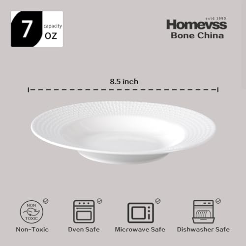 HomeVss New Bone China Dinnerware Set (Diamond / Service for 6 - 18pc Set)