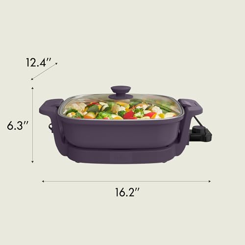 Fits Anywhere SAUTE Make & Take Skillet (12" x 12" / Plum)