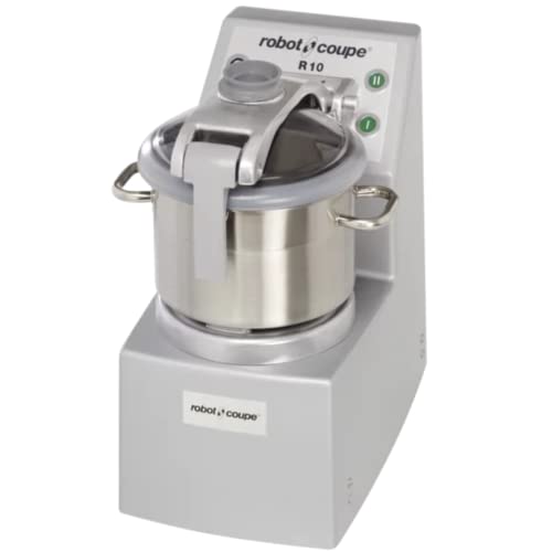R10 2 Speed Vertical Cutter Mixer Food Processor with 10 Quart Stainless Steel Bowl