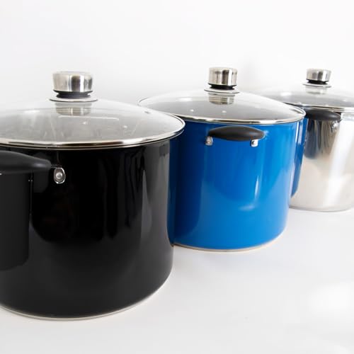 21.5 Quart Water Bath Canner with Pressure Gauge (Black)