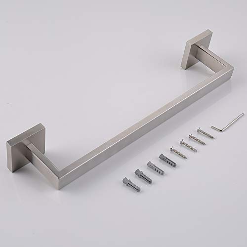 16 Inch Towel Bar Rack Brushed Nickel (Brushed Nickel / 16 Inch)