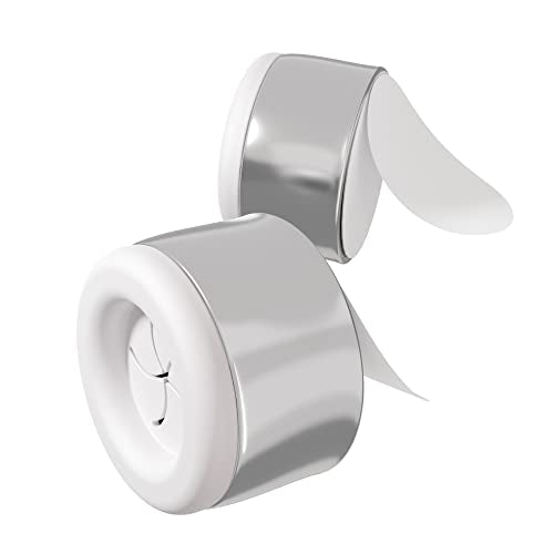 Set of 4 Premium Towel Holders for Bathroom (White)