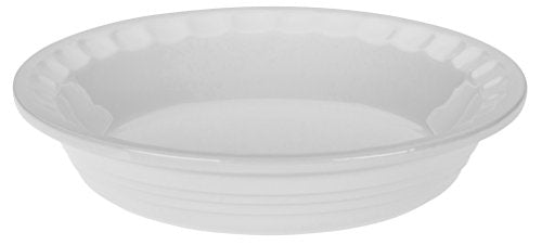 Stoneware Heritage Pie Dish (White)