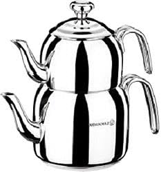 A057 Droppa Maxi Caydanlik Stainless Steel Teapot Suitable for Induction Cookers