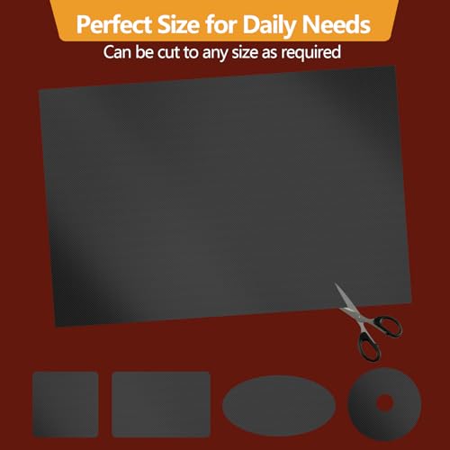 4 Pack XL Thickened Oven Liners for Bottom of Oven (Black / 25"L x 17"W / 4 Pack)