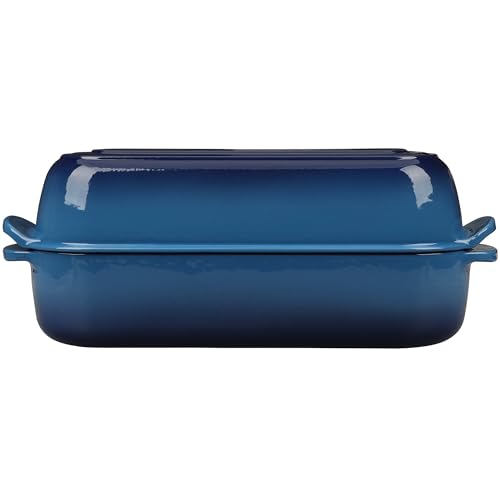 Enameled Cast Iron Loaf Pan with Lid