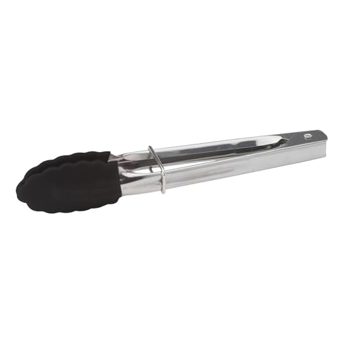 7" Stainless Steel Utility Tongs (7-Inch / Silicone Tips)