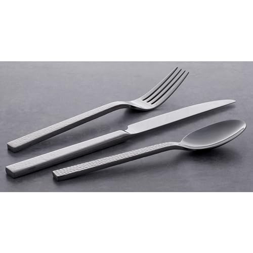 Chefs Table Hammered 45 Piece Everyday Flatware Set (Service for 8 / 45-Piece Flatware Set)