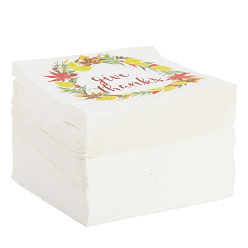 Disposable Decorative Square Dinner Napkins (100 Pack)