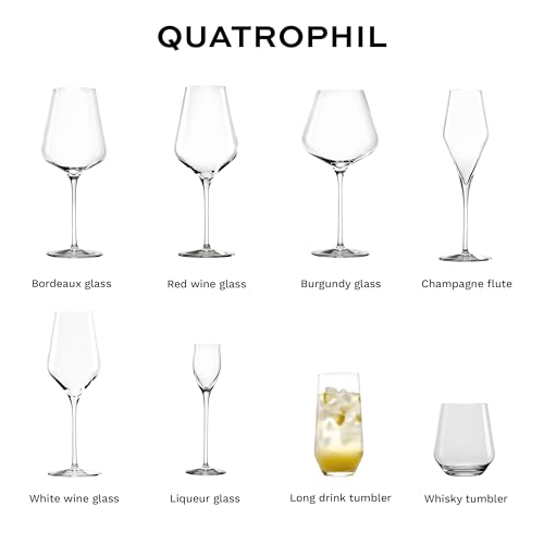 Quatrophil Longdrink Cocktail Glasses Crystal (13.25 Count)