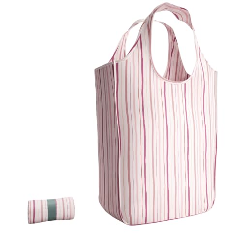 Reusable Grocery Bag (Rose Stripe)