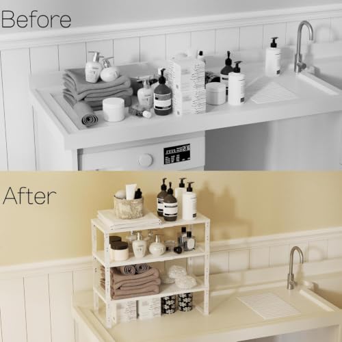 Heavy Duty Adjustable Metal Shelf Organizer (2 Count)