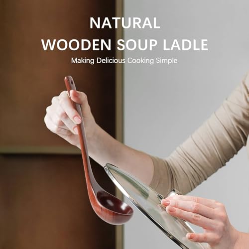 Wooden Soup Ladle for Cooking