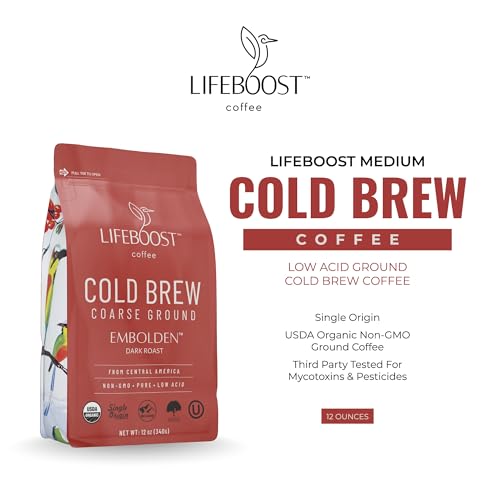 Dark Cold Brew Ground Coffee (12 Ounce (Pack of 1))
