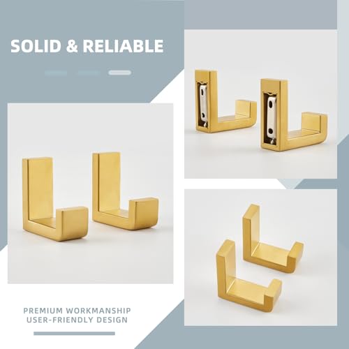Towel Hooks Brushed Dark Gold (2 Pack / Brushed Dark Gold)