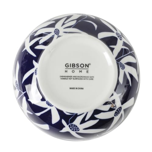 Ivory Estate 4 (Blue/White Floral (Ivory Estate) / 5.5" Cereal Bowl (Set of 4))