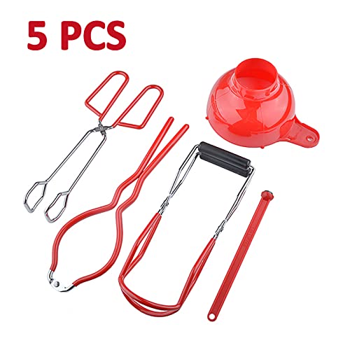 5PCS Canning Supplies Canning Kit (Red)